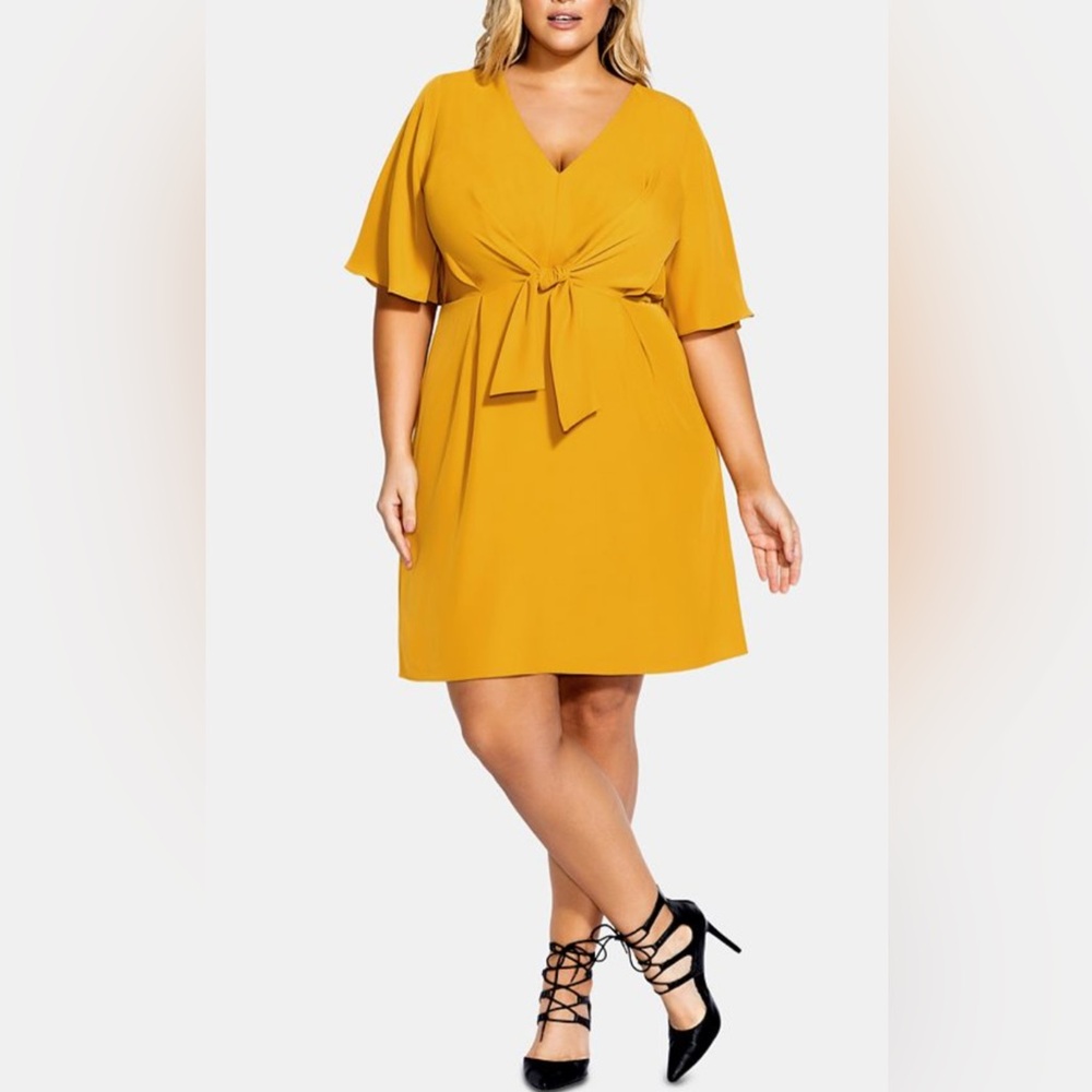 City Chic CL Marigold Carly Dress